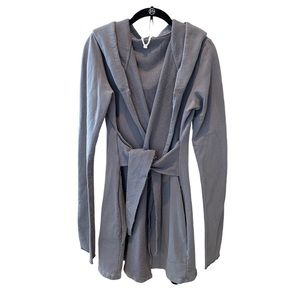 Grey Wrap Cardigan